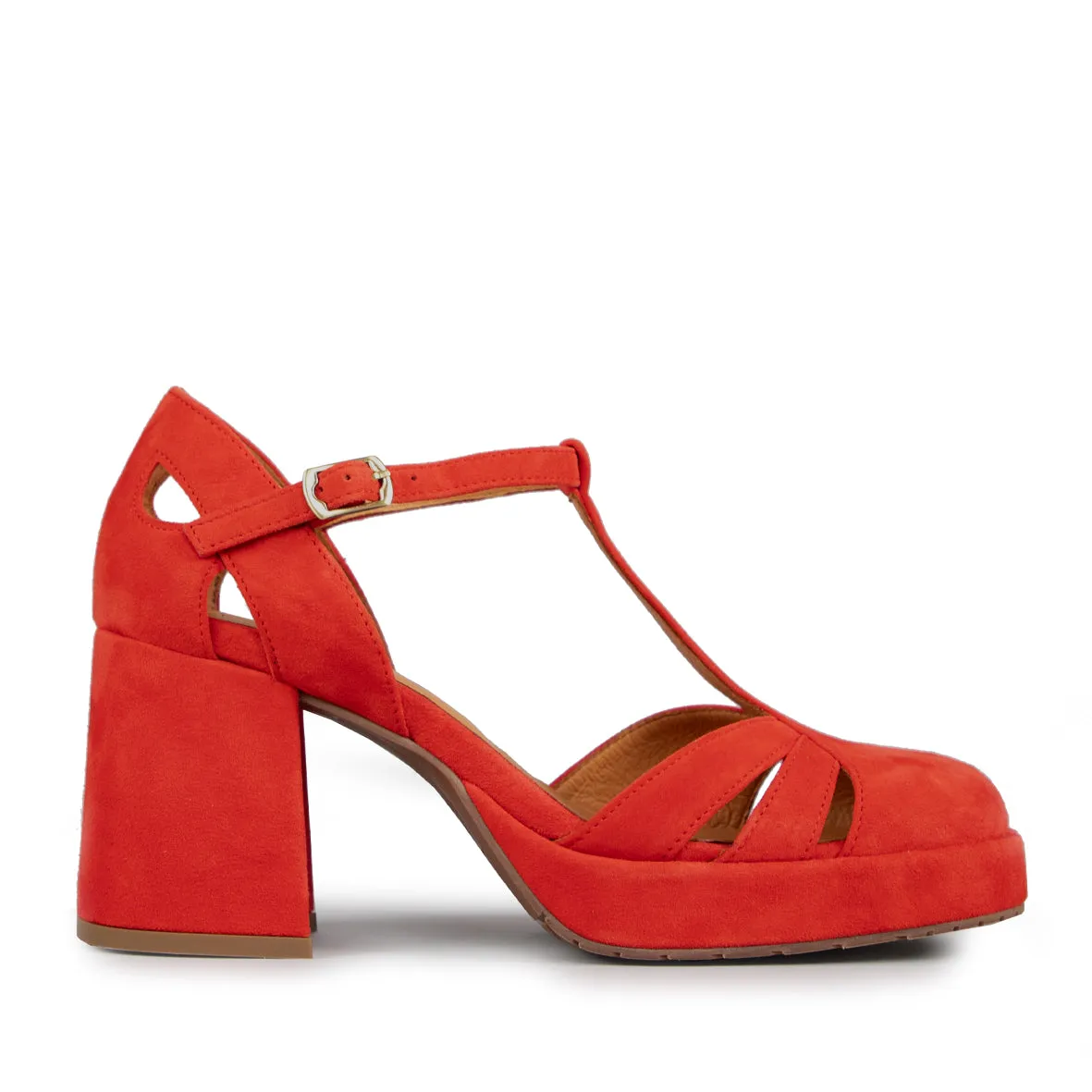 Chaza Red Suede