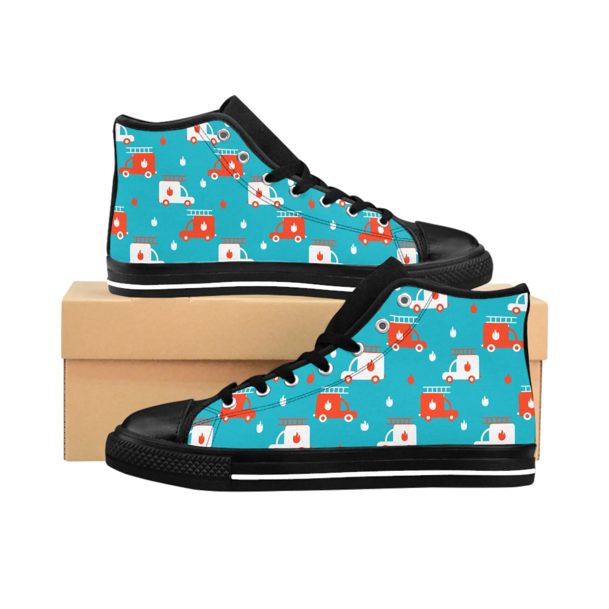 Colorful Trucks Women's Classic Sneakers